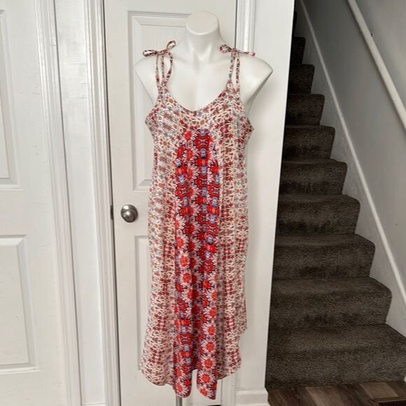 Nanette Lepore Floral Sleeveless Dress with Tie Straps - Picture 2 of 7
